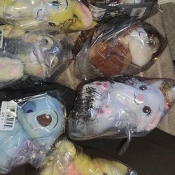 Disney Store Japan - Exclusive Keychain Sitting Plushies 