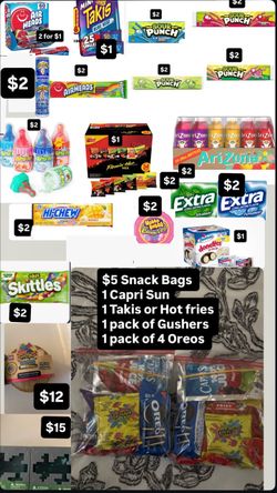 Selling snacks