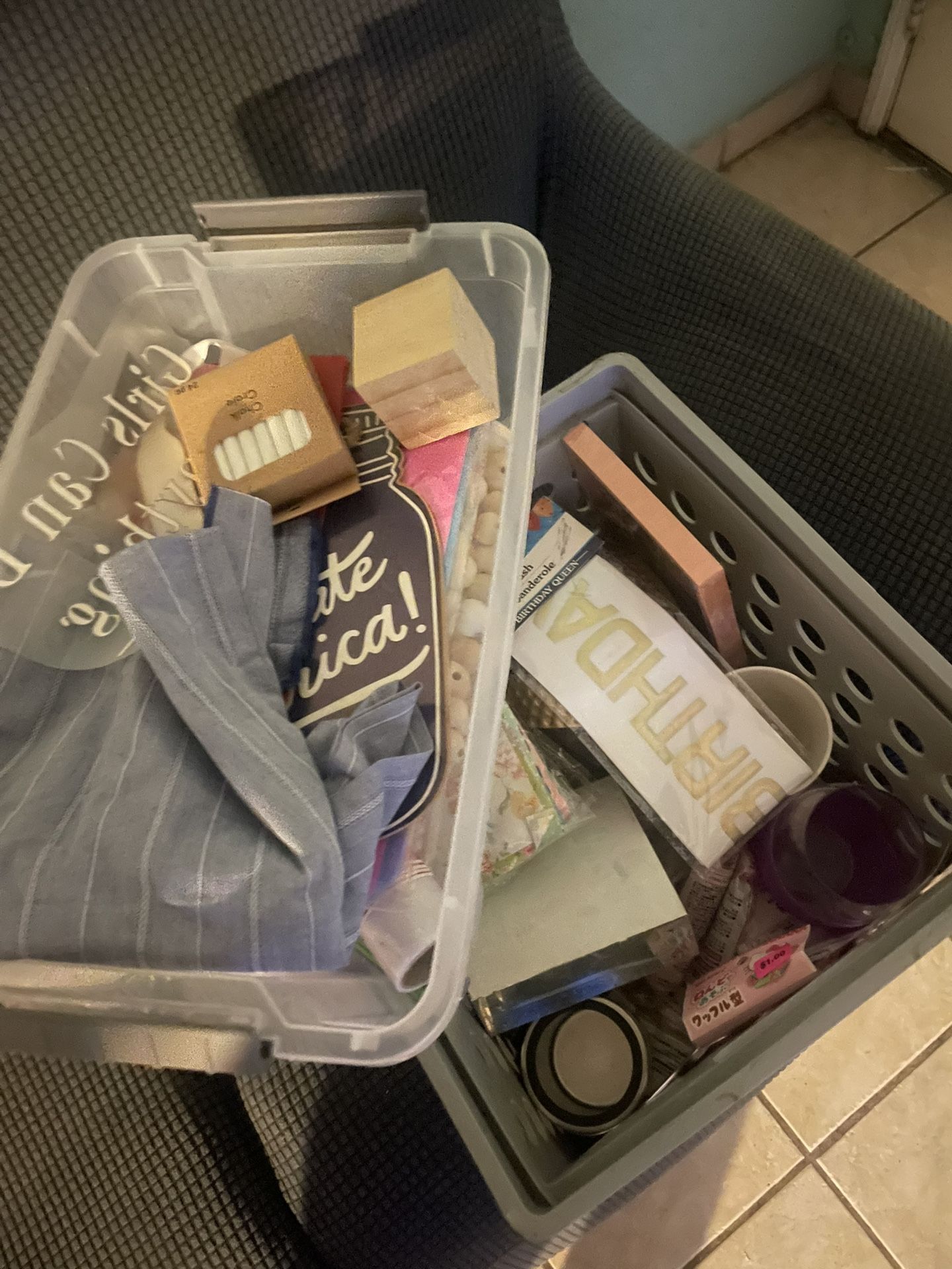 Free Box With Random Crafts