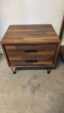 Nightstand Two Drawers Vintage 16” X 20” X 18” Tall
