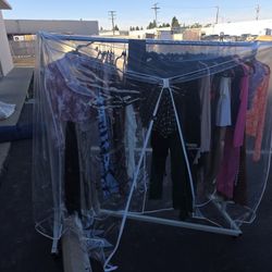 Young Women's Clothings 40 Plastic Containers Full