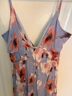 Lavender Floral sundress (size small)