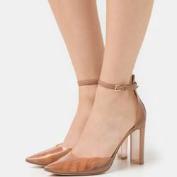 Aldo Deedee Pump For Ladies  Tan Size 8.5