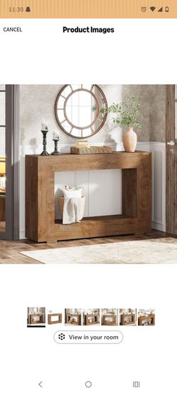 47 inch console/ entryway table