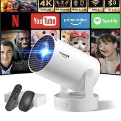 Wowlink Smart Home Theatre Projector With Mouse Model W210 - White