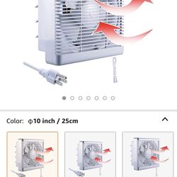 SAILFLO 10 Inch Exhaust Shutter Fan 2-Way