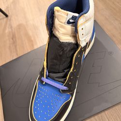Union x Fragment x Air Jordan 1 Retro High OG SP (Black/Navy-Royal-Sail)