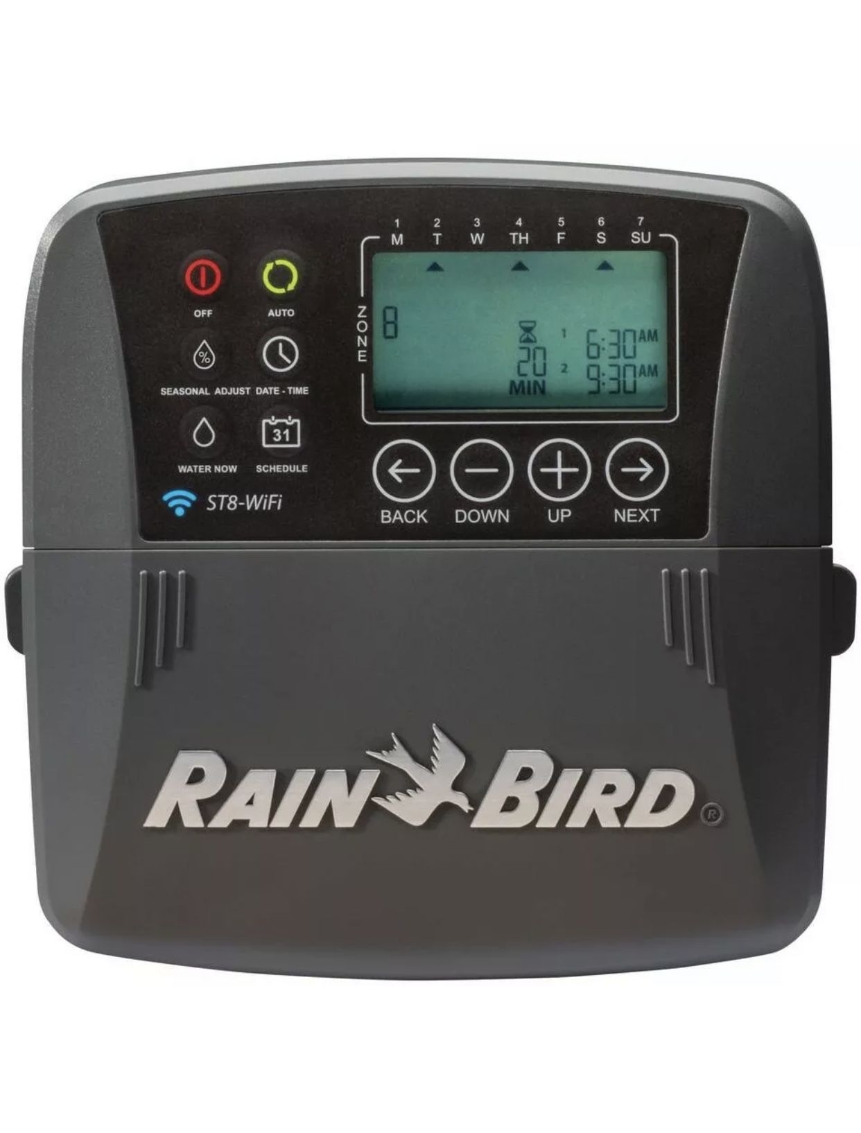 Rain Bird Smart Irrigation Wi-Fi Timer Sprinkler Controller Version 2.0 8-Zone