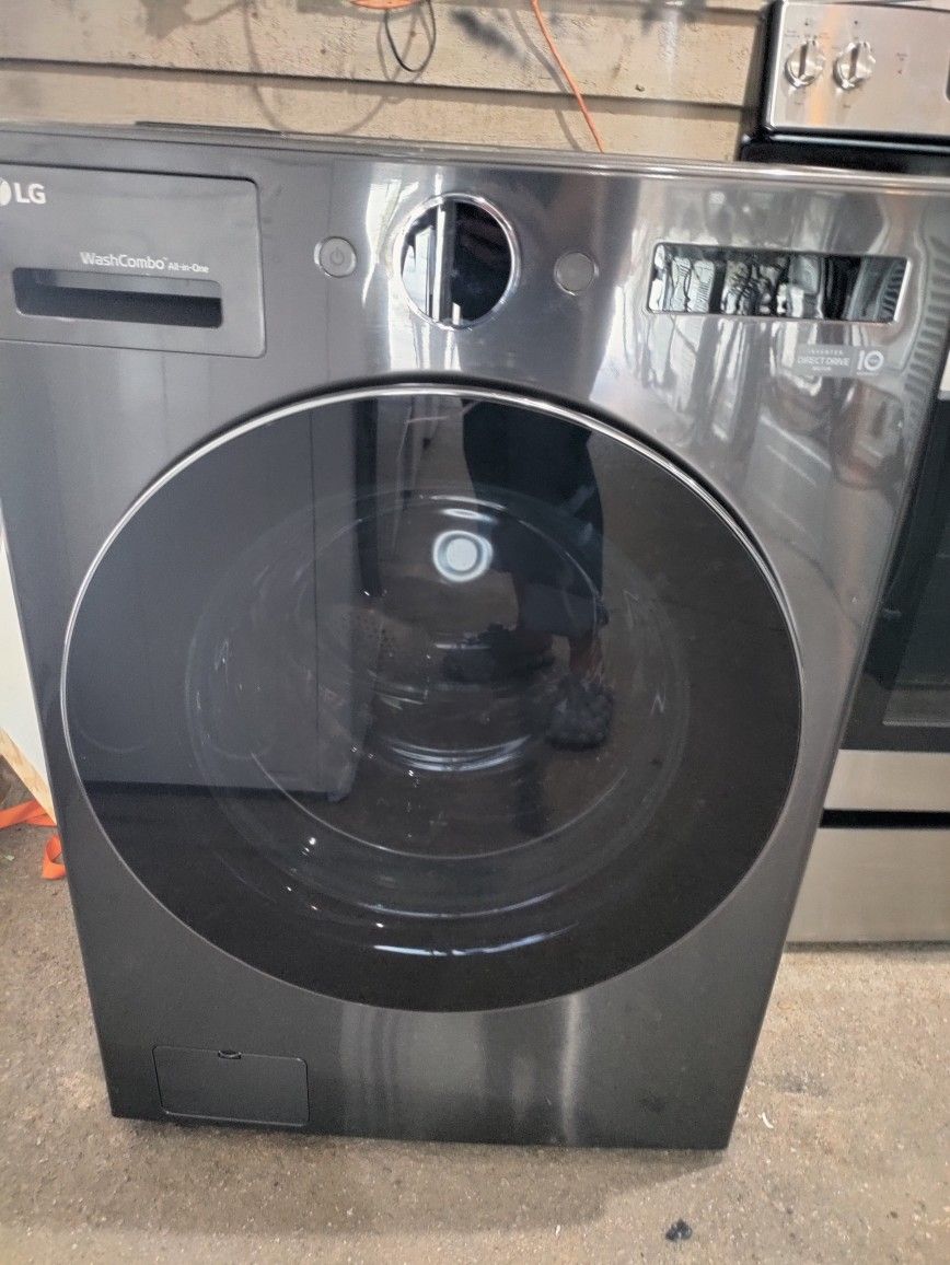 Gray LG Washer