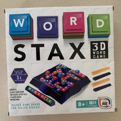 WORD STAX 3 D WORD GAME 