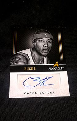 Pinnacle autographs Caron butler