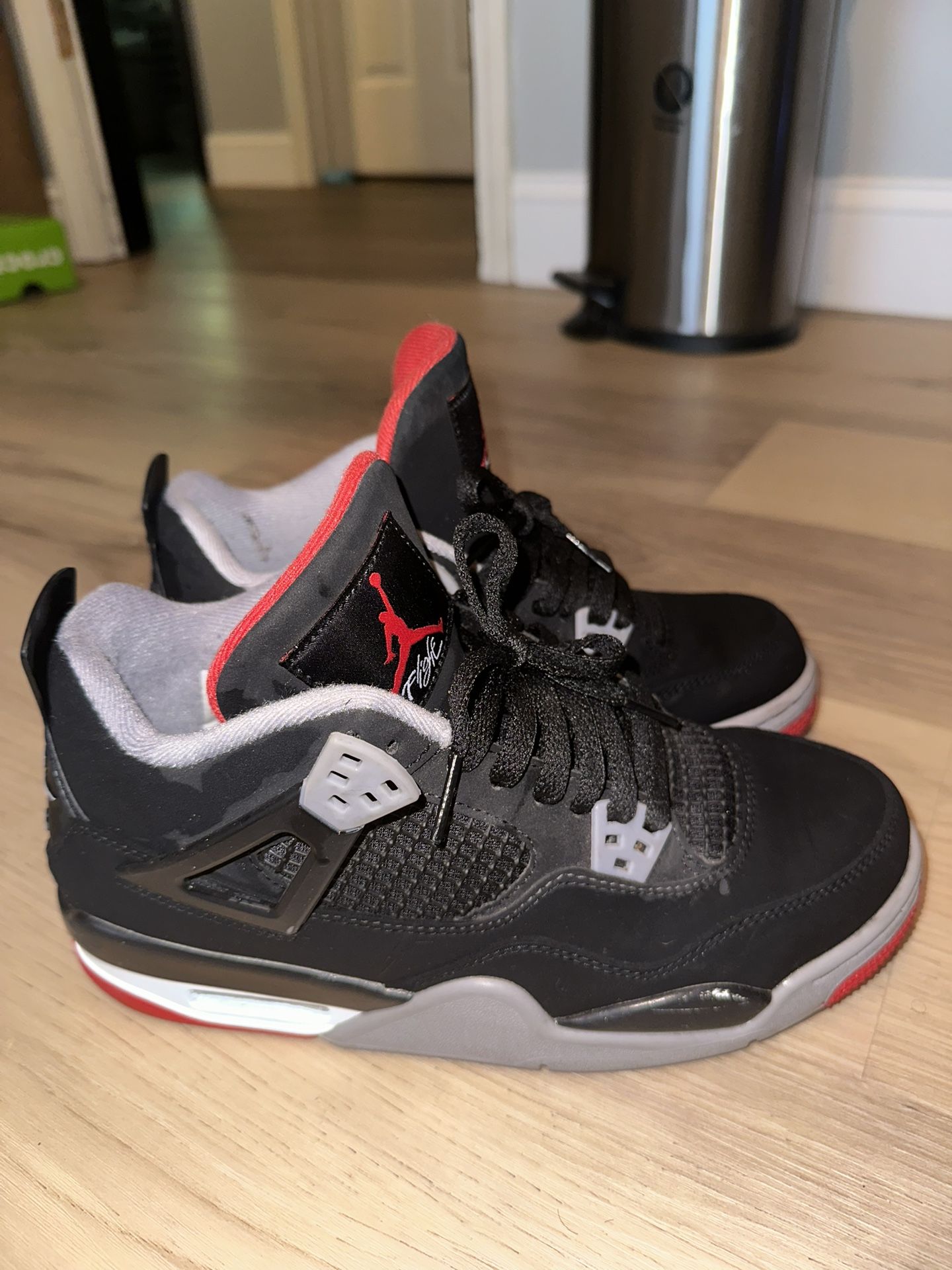Air Jordan Bred Retro 4s GS