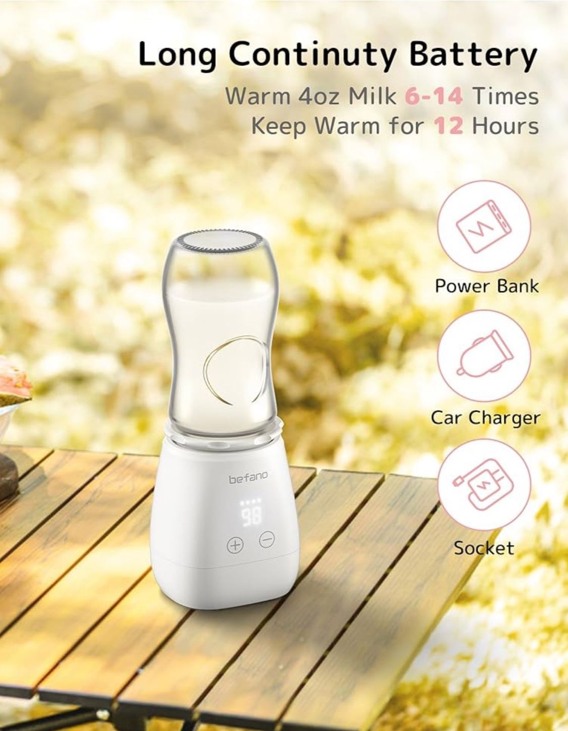 Baby Bottle Portable Warmer 