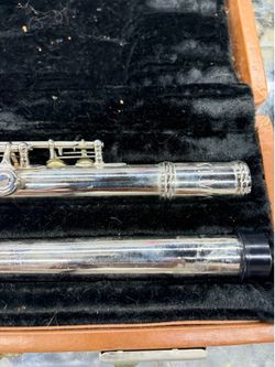 Silver plated flute