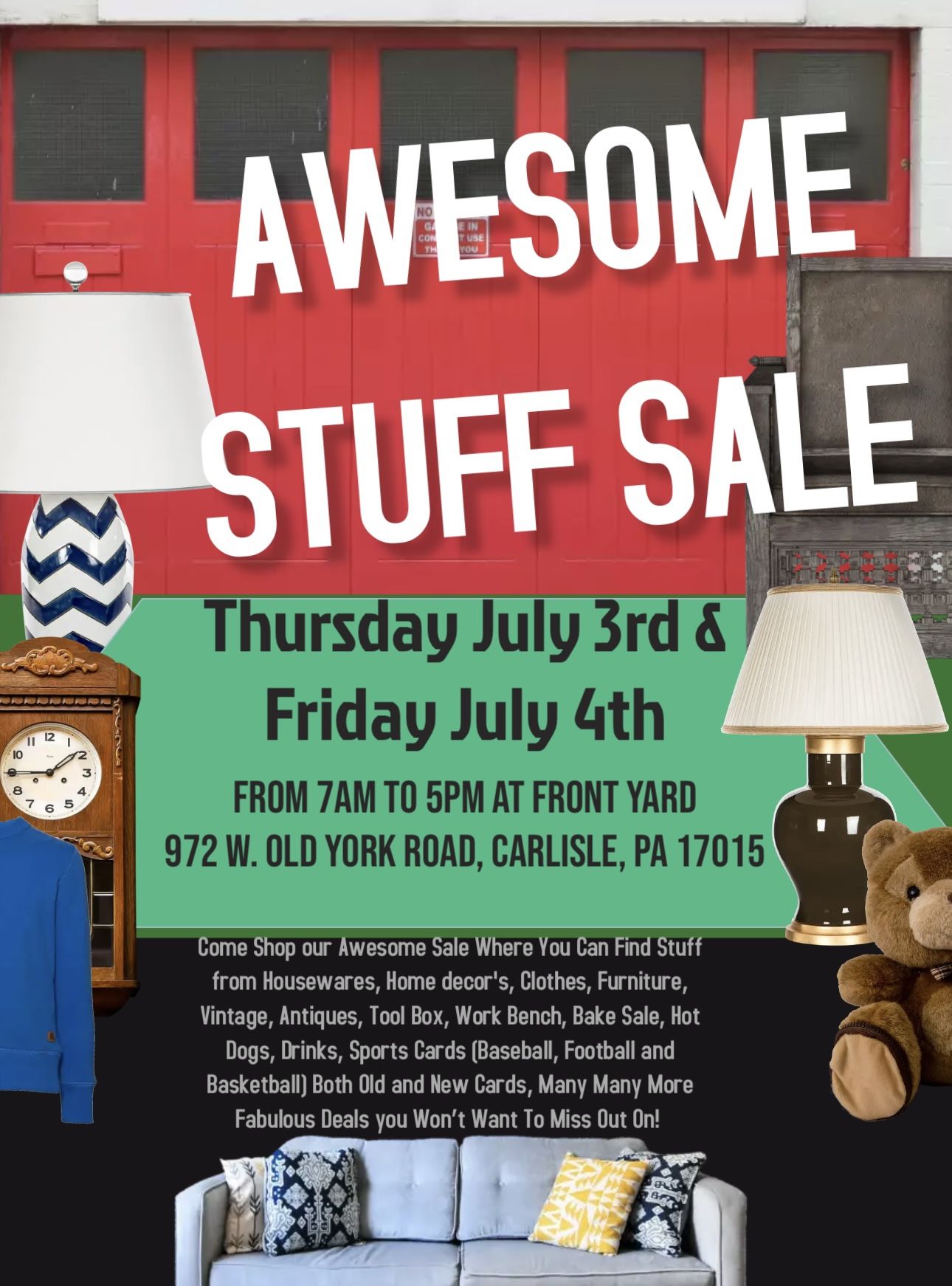 Huge Yard Sale