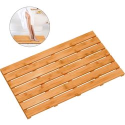 Bamboo Wooden Bath Floor Mat