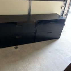 Set of File Cabinets 