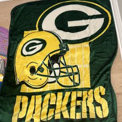 Vintage Green Bay Packers Throw 