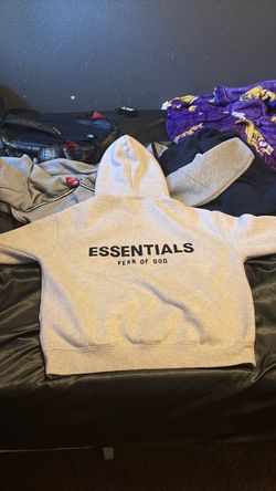 Essentials hoodie light oak