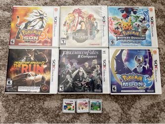 Nintendo 3ds games 30 each