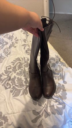 Leather boots