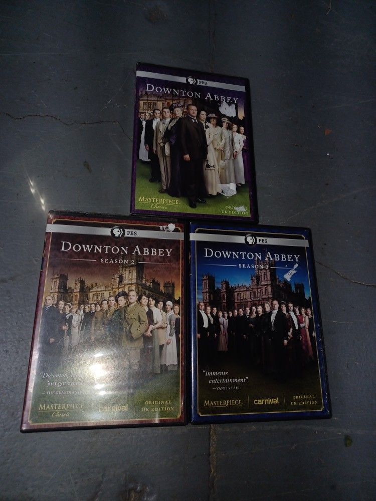 Downtown Abbey Dvd Seasons 1 , 2 , And 3
