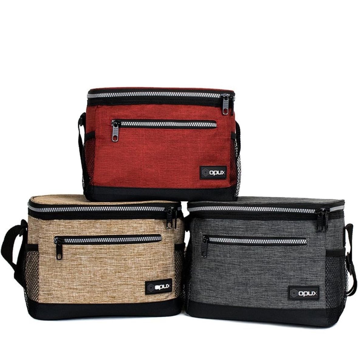 opux Insulated Lunch Box Men Women, Lunch Bag for Work School, Leakproof Soft Cooler Tote Adult, Large Lunch Pail Kids Boys Girls, Picnic Beach Food B