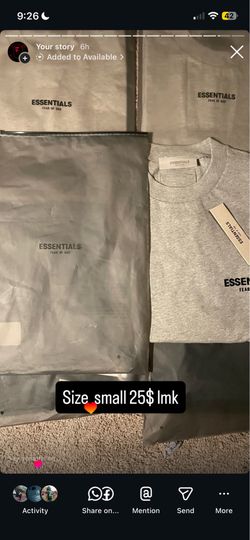 Essential shirt size small