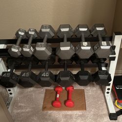 Dumbbells & Rack