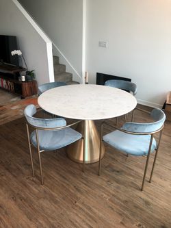 West Elm Marble Table