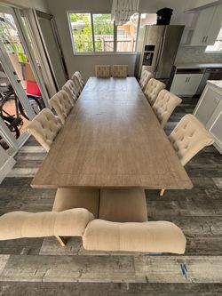 Dining Room table with 12 chairs