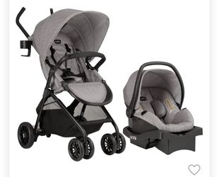 Evenflo Sibby Travel System-Mineral Gray
