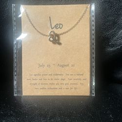 Leo Horoscope Necklace 
