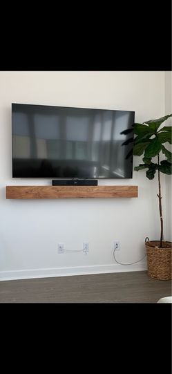CB2 Mango wood mantel