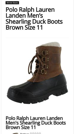 Polo Ralph Lauren Duck Boots Size 11