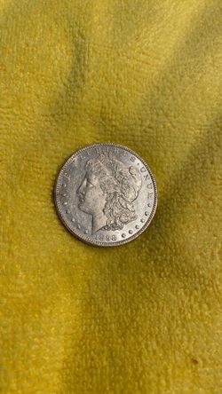 1898/P Morgan Dollar, Blazing, Blast-White specimen.