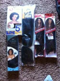 Hair extent ions braids