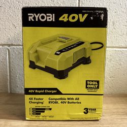 Ryobi OP406A 40V Lithium-Ion Rapid Charger