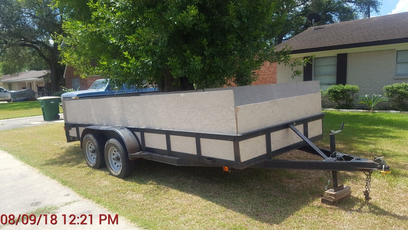 2015 UtilityTrailer 16' long.