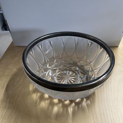 Vintage cut crystal bowl