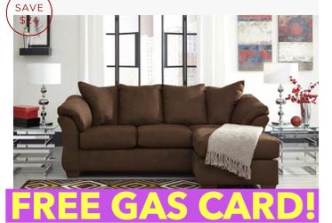New Chocolate Sofa! FREE HAS CARD WITH PURCHASE! couch and Loveseat set deals here