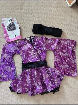 Lovely Lolita Purple Dragon Kimono Costume