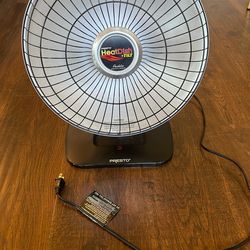 PRESTO HeatDish +Tilt, Parabolic electric heater
