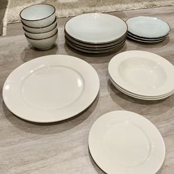 Set of Plates and Bowls