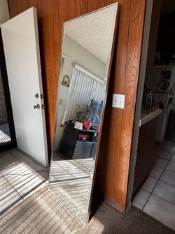Full length standing mirror