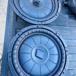 Pair 12” Subwoofer Kicker Shadow 