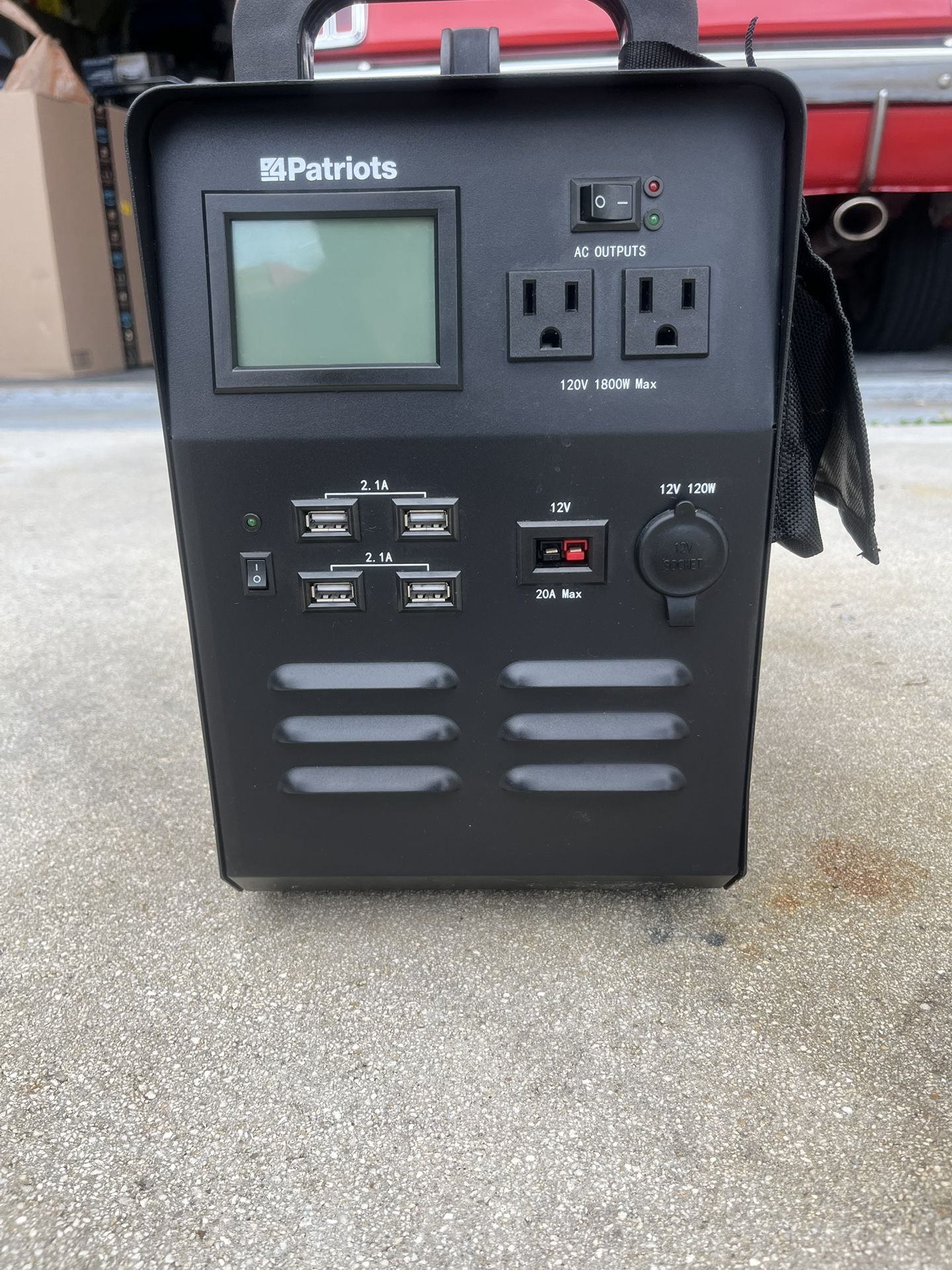 4Patriots Solar Powered Generator System