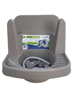 Clean-IT Portable Outdoor Garden Sink RSI-S1 Riverstone Wall Mount Utility NEW