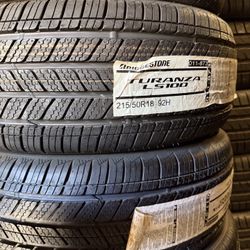 215/50R18 Bridgestone Tires