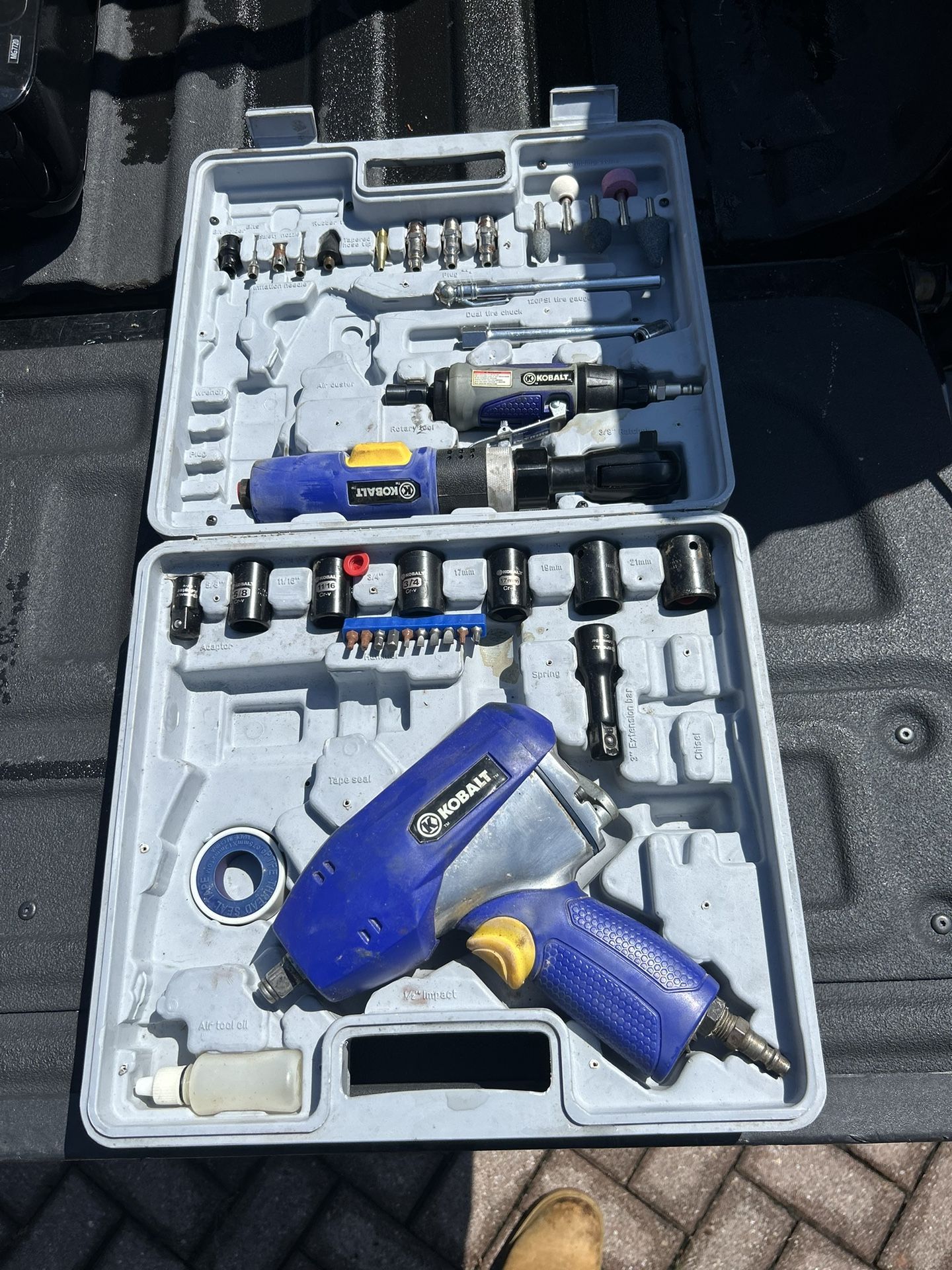 Kobalt impact gun set